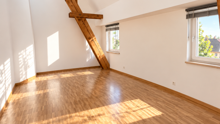 Außergewöhnliche 2-Zimmer-Dachgeschosswohnung mit EBK im Frauenland